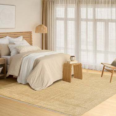DKNY Madison Square DK014 Shimmer MSQ01 Taupe Abstract Textured Modern Rug