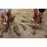My Linen Beige Non Washable Cotton Plain Doormat - Small 50 x 75 cm (2'x2'5")