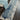 Nourison Maxell MAE16 Ivory Blue Cotton Abstract Modern Rug - Runner 66x229 cm (2'2"x7'6")