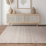 Birkdale Hand Woven Wool Blend Boucle Texture Reversible Rug in Ivory - Medium 120x170 cm (4'x5'6")