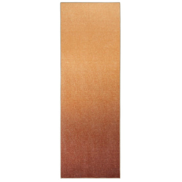 Eco-Washable Ombre Coral Orange Non-Slip Modern Rug