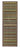 My Nylon Pattern Stripe Green Washable Non-Slip Textured Striped Hallway Runner Rug