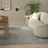Calvin Latitude Shimmer LTD01 Slate Fringe Abstract Textured Modern Rug - 160 x 229 cm (5'3"x7'6")