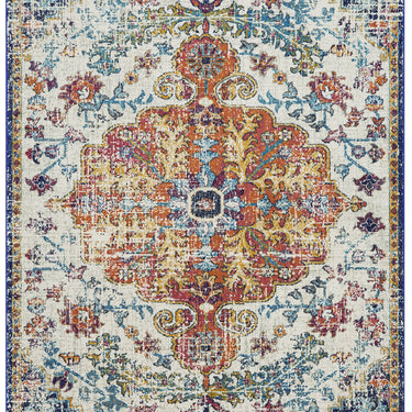 Nova NV12 Medallion Abstract Traditional Rug in Multi Colours