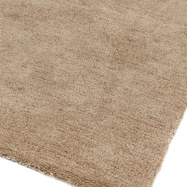 Asiatic London Milo Short Pile Silky Sand Beige Shaggy Traditional Modern Rug