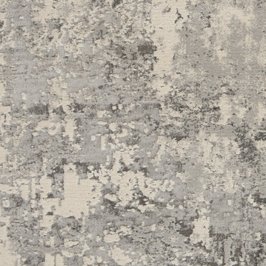 Nourison Rustic Textures RUS07 Grey Beige Jute Polypropylene Abstract Textured Hallway Runner Rug