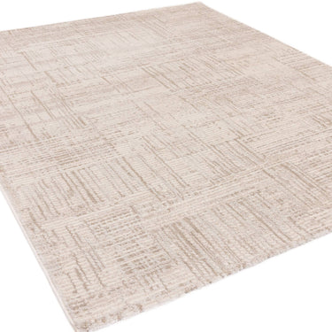 Asiatic London Axel AX01 Chevron Cream Beige Polypropylene Textured Scandi Rug