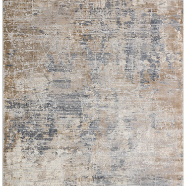 Pollo 102 Modern Abstract Grey Rug Runner by Consept Looms