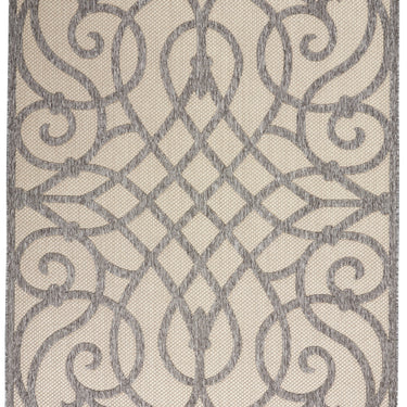 By Cozumel CZM04 Diamond 3D Cream Grey Hand-Carved Polypropylene Abstract Geometric Rug