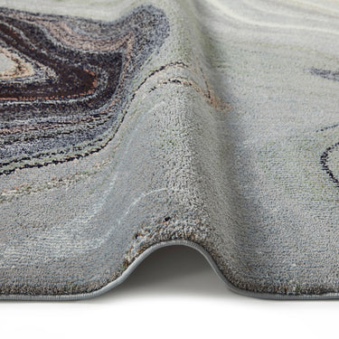 Consept Looms Amara AMA104 Onyx Granite Stone Patterns Sage Green Handmade Jute Abstract Rug