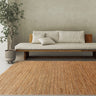 Oakley Straw Hand Woven Rug Natural Braided Jute Modern Plain Beige Rug - X-Large 200x290 cm (6'7"x9'6")