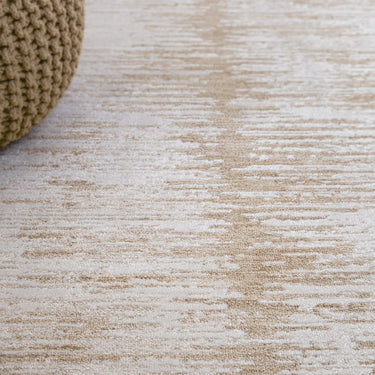 Asiatic London Anders AN13 Charm Linear Shimmer Beige Natural Abstract Textured Boho Rug