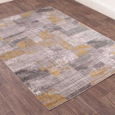 Modern Odyssey Spectrum Abstract Gold Rug Small 80x150 cm