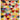 Carnaval CAR110 Vibrant Multi Colours Modern Triangles Geometric Rug by Concept Looms