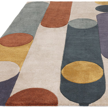 Asiatic London Romy Morse Hand-Tufted Multicolour Wool Modern Soft Rug