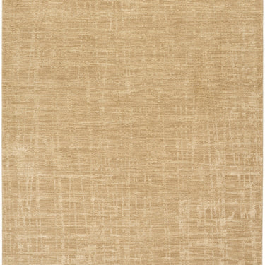 Calvin Latitude Shimmer LTD01 Taupe Fringe Abstract Textured Modern Rug