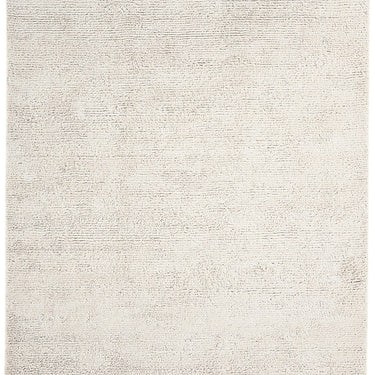 Onslow Shaggy Rug Silky Hand Woven Plain Modern Plain Opal Cream White Rug