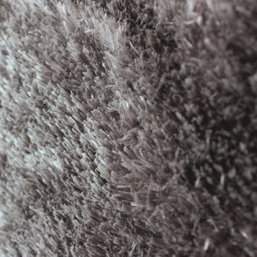 Serenity Shaggy Rug Super Soft Velvet Silky Metallic Sheen Silver Grey Rug in Small Size 80x150 cm (2'6"x5')