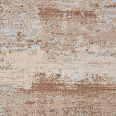Nourison Rustic Textures RUS03 Beige Jute Polypropylene Abstract Textured Hallway Runner Rug