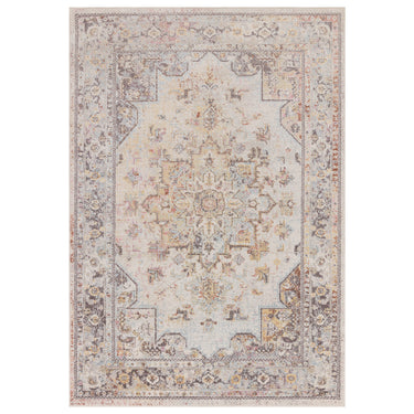 Flores Ester FR05 Traditional Classic Bordered Persian Floral Rug in Multi