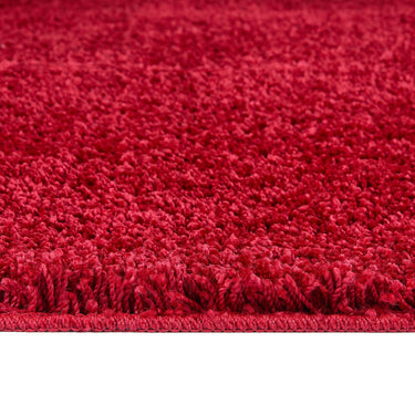 Howler & Scratch Washable Non Slip Shaggy Rug in Red