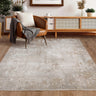 Seville Nasrid Short Pile Touch Silky Beige Natural Abstract Modern Soft Rug - Medium 120x180 cm (4'x6')