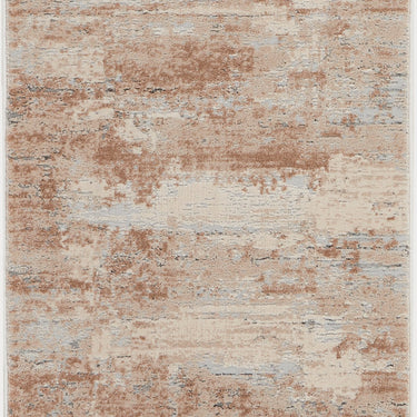 Nourison Rustic Textures RUS03 Beige Jute Polypropylene Abstract Textured Hallway Runner Rug
