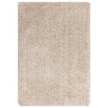 Barnaby Shaggy High Pile Thick Sumptuous Hand Woven Plain Plush Rug  in Sand Beige