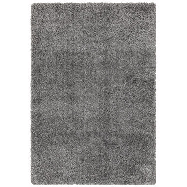 Asiatic London Ritchie Grey Polypropylene Shaggy Textured Rug