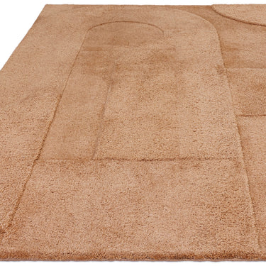 Asiatic London Tova 3D Pattern Tufted Touch Clay Geometric Textured Modern Rug