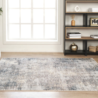Consept Looms Legacy LEG21 Grey Blue Cotton Abstract Modern Rug