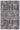 Asiatic London Kuza Portrait New Linear Pattern Navy Blue Polypropylene Abstract Textured Distressed Rug