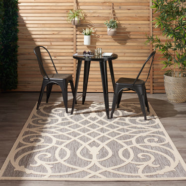 By Cozumel CZM04 Diamond 3D Grey Hand-Carved Polypropylene Abstract Geometric Rug - X-Large 239x300 cm (7'10"x9'10")