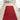 Origins My Red Washable Non-Slip Polypropylene Shaggy Rug