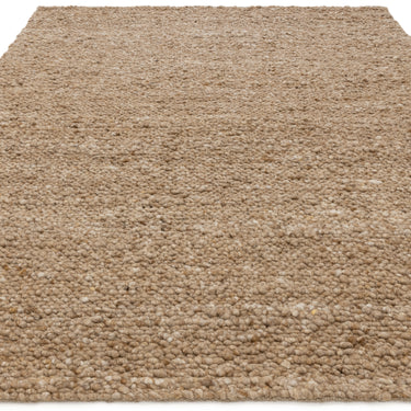 Adler Hand Woven Boucle Texture Rug in Honey Beige