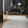 Origins Elegant Greek Key Beige Cream Jute Polypropylene Geometric Rug - Small 80x150 cm (2'6"x5')