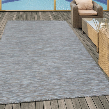 Mambo Outdoor Indoor Rug Modern Flatweve Taupe Large Rug