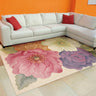 Nourison Tropics Multi Coloured Pure Tufted Wool Cotton Floral Rug - 1.07m x 1.68m (3'6" x 5'6") Rectangle