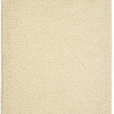 Origins My Ivory Washable Non-Slip Polypropylene Shaggy Rug