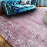 Asiatic London Astral AS05 Heather Shiny Acrylic Purple Cotton Abstract Textured Hallway Runner Rug - Small 80x150 cm (2'6"x5')