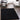 Phoenox Chicago Black Handmade Shaggy Textured Round Rug