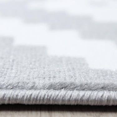 Plus 8005 Modern Contemporary Designer Grey Rug