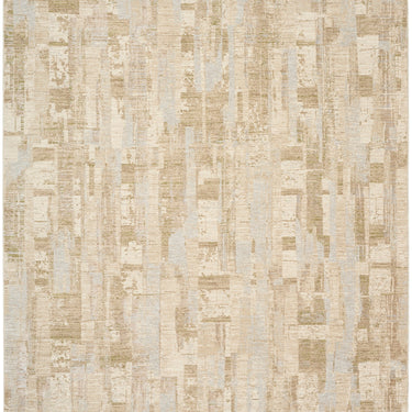 Calvin Drift DRF04 Pattern Beige Grey Abstract Textured Modern Rug