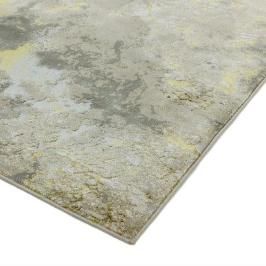 Aurora AU04 Galaxy Metallic Beige Gold Modern Shiny Abstract Marbled Pattern Rug