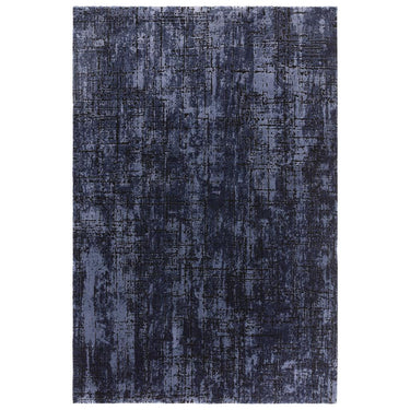 Kuza Abstract Modern Distressed Soft Velvety Silky Rug
