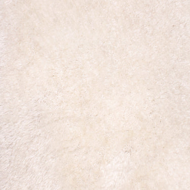 Mayfair Modern Plain High Pile Luxurious Shaggy Rug in Ivory