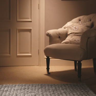 Fusion Luxury Soft Hand Woven Braided Wool Rug in Grey