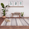 Asiatic London Boardwalk Flatweave Multicolour Indoor Outdoor Reversible Hand-Woven Geometric Rug - Large 160x230 cm (5'3"x7'7")