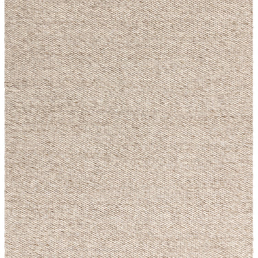 Zander Oyster Hand Woven Chunky Boucle Wool Plain Rug
