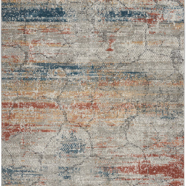 Rustic Textures RUS11 Modern Abstract Rug in Multi Colours